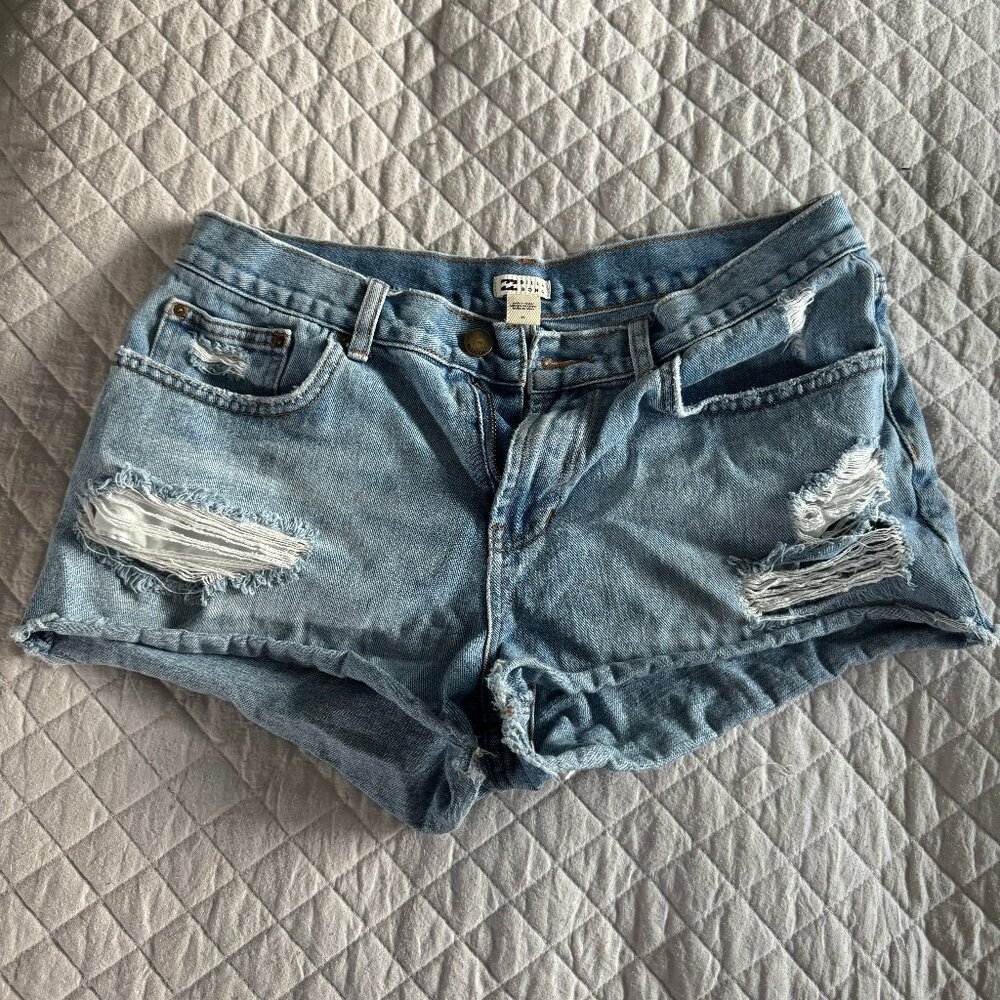 Billabong denim cut-off shorts